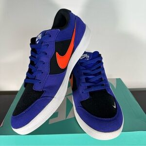 New Men Nike SB Force 58 Sneakers Shoes Concord/Team Orange/Black‎ Size 13